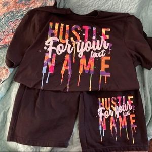 Short and shirt set extra large